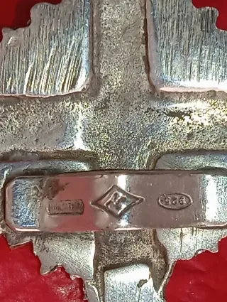Acquasantiera in argento massiccio 925