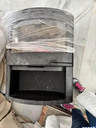 Chimenea de hierro, marca Lacunza Dublin