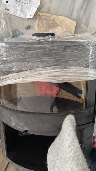 Chimenea de hierro, marca Lacunza Dublin