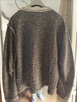 Chaqueta Zara Marrón y Beige