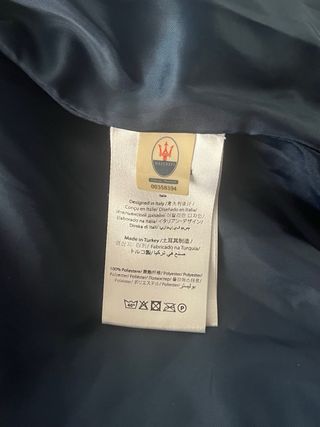 Chaqueta plumas Maserati