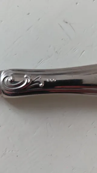 Posata da torta decorata