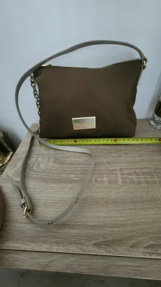 Bolso Bimba y Lola Marrón y Dorado Nuevo