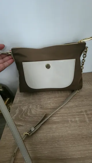 Bolso Bimba y Lola Marrón y Dorado Nuevo
