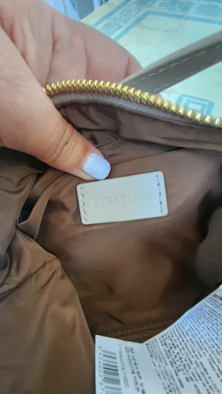 Bolso Bimba y Lola Marrón y Dorado Nuevo