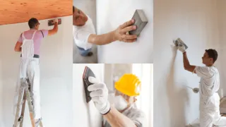 Alisado de paredes y eliminación de gota