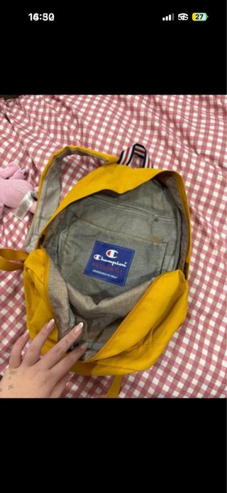 Mochila mostaza Champion