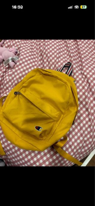 Mochila mostaza Champion
