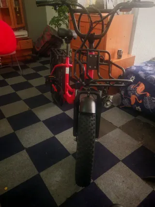 Bicicleta Eléctrica Fat Bike Rosa,precionegociable