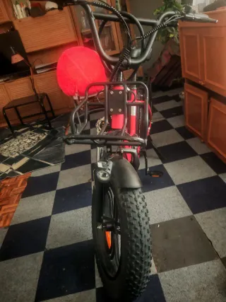 Bicicleta Eléctrica Fat Bike Rosa,precionegociable