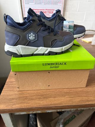 Scarpe bimbo Lumberjack blu