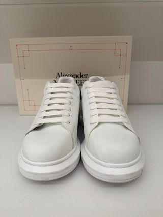 Sneakers Alexander McQueen Bianche Blu