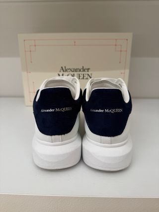 Sneakers Alexander McQueen Bianche Blu