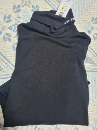 Body Calvin Klein Jeans manga larga negro