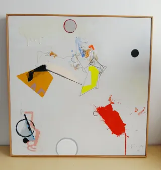 Cuadro Joaquín Capa - Espacio con círculos