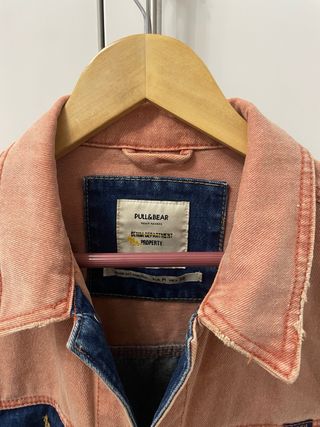 Chaqueta vaquera Pull&Bear bicolor M