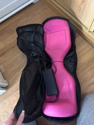 Patinete Hoverboard Negro con funda silicona