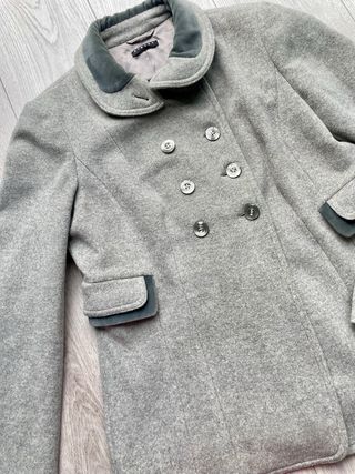 Cappotto Sisley lana vergine beige