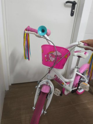 Bicicleta Unicornio 16 per Bambina 5-7 Anni