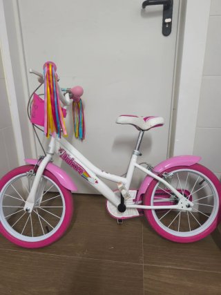 Bicicleta Unicornio 16 per Bambina 5-7 Anni