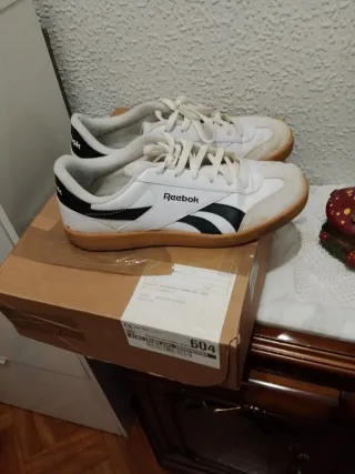 Zapatillas Reebok Hombre Blancas y Negras