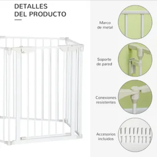 PARQUE PARA PERROS PLEGABLE CON PUERTA – VALLA SEG