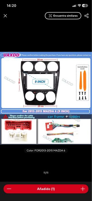 Pantalla 9” Mazda 6 200-2007 4+64GB