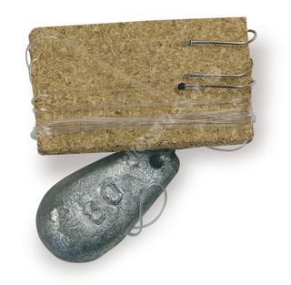 Aparejo de pesca con plomo y anzuelos