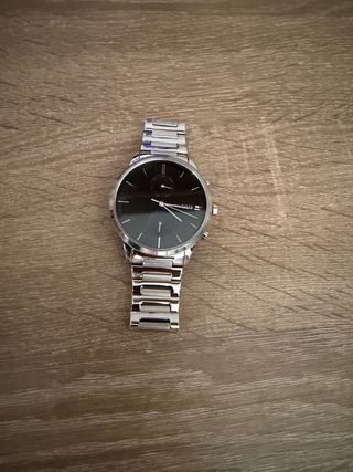 Reloj Tommy Hilfiger Negro y Plateado