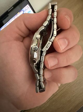 Reloj Tommy Hilfiger Negro y Plateado