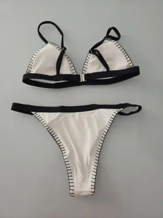 Bañador , Traje de baño bikini S/M naranja y azul