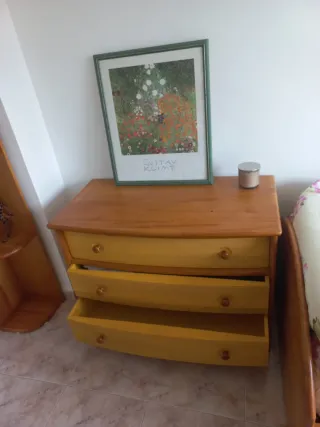 Muebles de habitación madera cama 90 cm