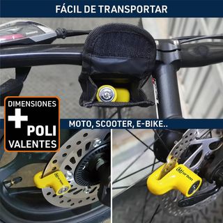 URBAN 564A Candado Moto Disco, Universal ø5mm, El