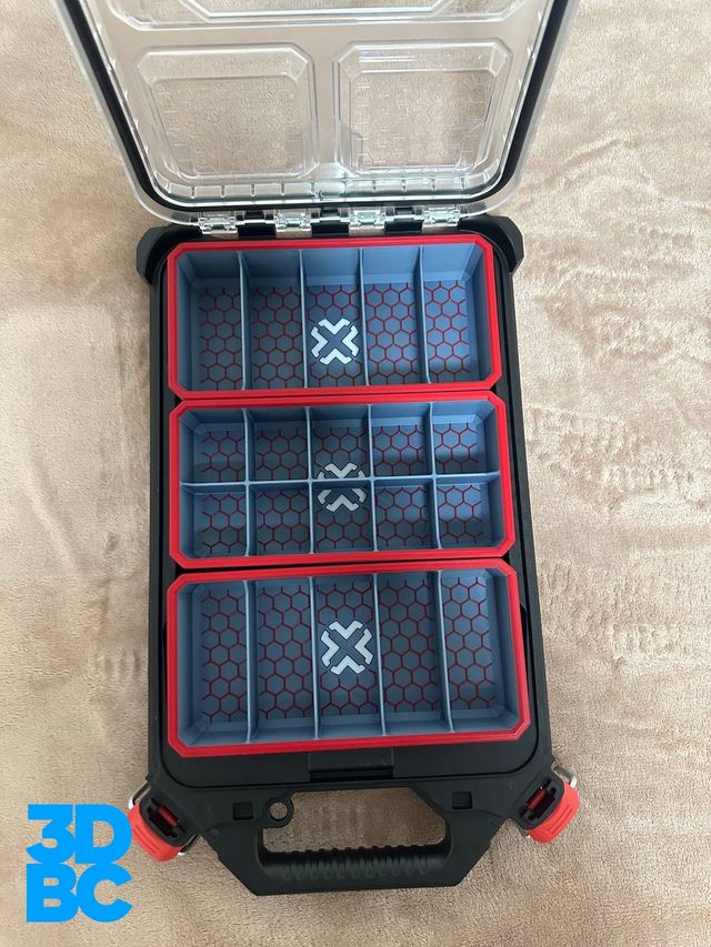 3un. Organizadores Milwaukee PACKOUT Bajo Perfil