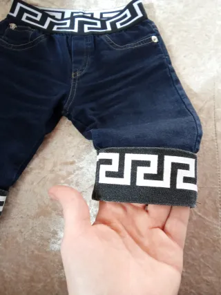 Jeans Versace unisex 6/9 mesi