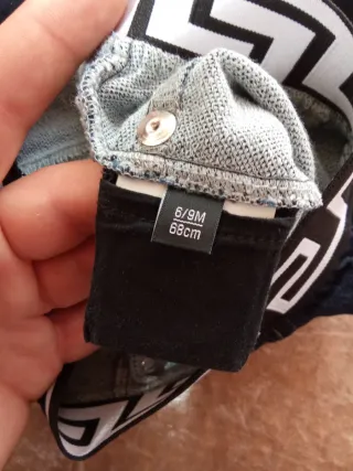 Jeans Versace unisex 6/9 mesi