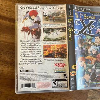 Ys Seven PSP USA NTSC
