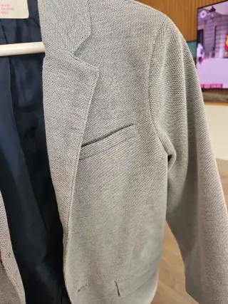 Chaqueta H&M niño gris T.XS 4 a 6 años