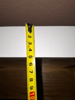 Marco blanco 25x25cm con letras en cristal