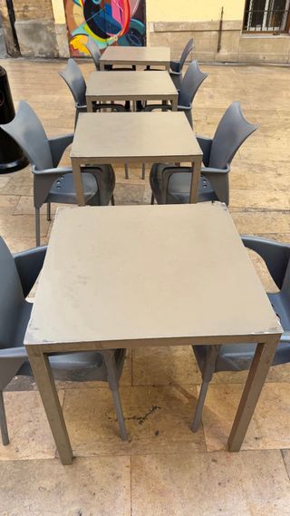 Mobiliario Terraza Mesa y Sillas