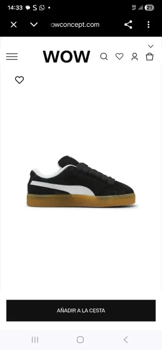 Puma Suede XL Zapatillas Hombre Negro/Canela