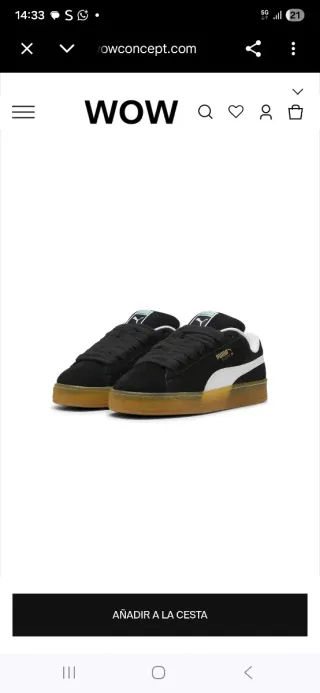 Puma Suede XL Zapatillas Hombre Negro/Canela