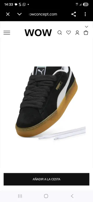 Puma Suede XL Zapatillas Hombre Negro/Canela