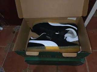 Puma Suede XL Zapatillas Hombre Negro/Canela