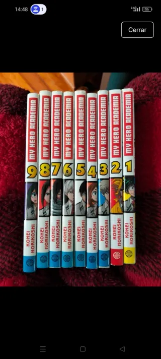 Manga My Hero academia 1-9