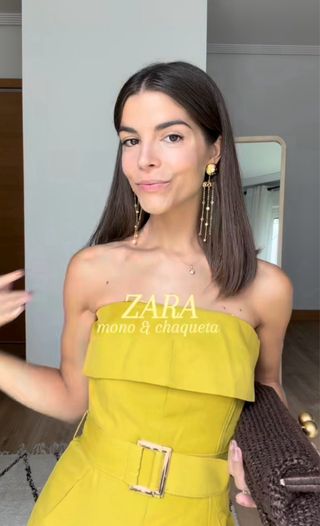 Mono largo palabra de honor zara