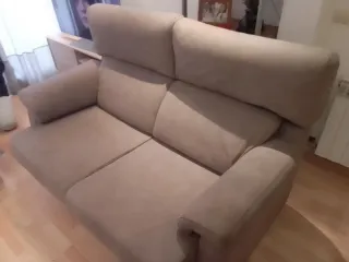 Sofá modular beige 170x105x80 cm