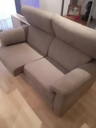 Sofá modular beige 170x105x80 cm