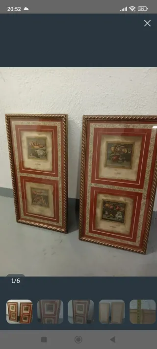 Juego de 2 cuadros decorativos