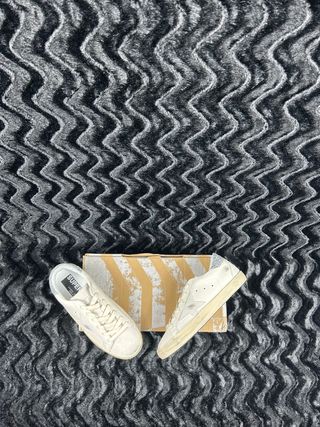 Zapatillas Golden Goose Super-Star Blanco y Plata